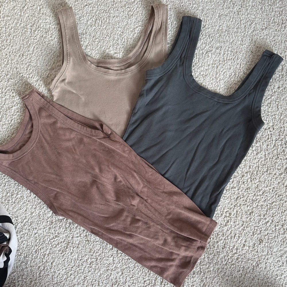 a new day Women's Tank Tops in Tan, Brown, and Gray